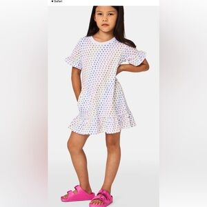 Roller Rabbit heart print tee shirt dress. Size 8 new with tags never worn.